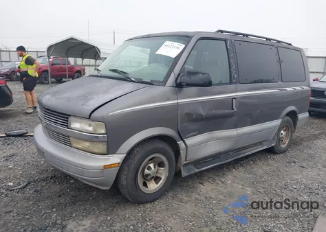 1999 Chevrolet Astro из США, поврежденный, VIN 1GNDM19W7XB129961
